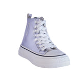 Europeon Union Women Silver Leather Half Boot #2347