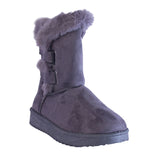 Europeon Union Women Grey Chamois Half Boot #2404