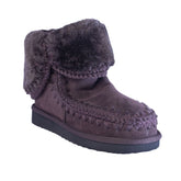 Europeon Union Women Grey Chamois Half Boot #2407