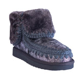 Europeon Union Women Grey Chamois Half Boot #2411