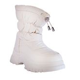 Europeon Union Women White Water Proof Half Boot #2413