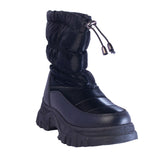 Europeon Union Women Black Water Proof Half Boot #2414