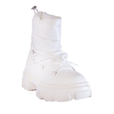 Europeon Union Women White Water Proof Half Boot #2415