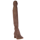 Europeon Union Women Kaki Chamois Boots #2444