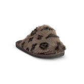 Europeon Union Women Dark Blue Fur Winter Slipper #2547