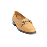 Women Beige Leather Shoes #2591