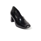 Women Black Vernis Leather Shoes #2600