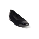 Women Black Chamois Shoes #2615