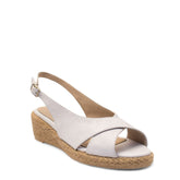 Women white Leather Sandal #2725