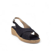 Women Dark Blue Jeans Sandal #2731