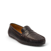 Women Brown Leather Espadrilles #2817