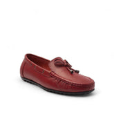 Women Red Leather Espadrilles #2824