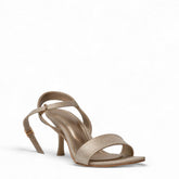 Women Gold Glitter Soiree Sandals #3063