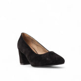 Women Black Chamois Shoes #3120