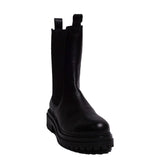 Spanish Women Black Leather Half Boot #0312