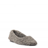 Women Grey Fur Ballerina #3136