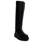 Spanish Women Black Leather Boot #0313