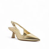 Europeon Union Women Gold Leather Soiree #3154