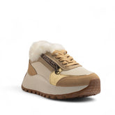 Europeon Union Women Beige Leather Shoes #3221