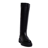 Spanish Women Black Leather Boot #0325