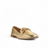 Europeon Union Women Gold Leather Shoes #3318