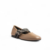 Europeon Union Women Cafe Leather Ballerina #3322