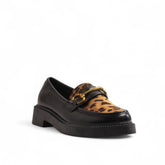 Europeon Union Women Black Leather Shoes #3328