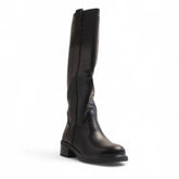 Europeon Union Women Black Leather Boot #3409
