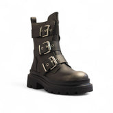 Europeon Union Women Oxide Leather Half Boot #3410