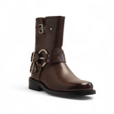 Europeon Union Women Brown Leather Half Boot #3417