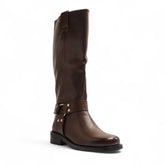 Europeon Union Women Brown Leather Boot #3422