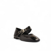 Europeon Union Women Black Vernis Leather Shoes #3472