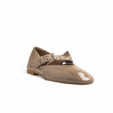 Europeon Union Women Cafe Vernis Leather Shoes #3473