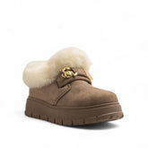 Europeon Union Women Cafe Chamois Shoes #3499