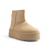 Europeon Union Women Beige Chamois Half Boot #3511