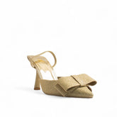 Europeon Union Women Gold Satin Soiree #3534