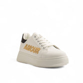 Europeon Union Women white Leather Shoes #3547