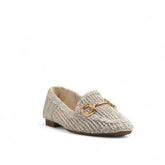 Europeon Union Women Silver Wicker Shoes #3569