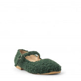 Women Kaki Wool Ballerina #3585