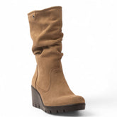 Italian Women Cafe Chamois Half Boot #3610