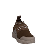 Spanish Women Beige Cloth Shoes #0362