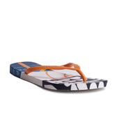 Women Orange Plastic Slipper #0410