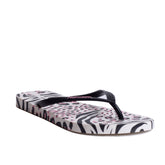 Women Black Plastic Slipper #0411