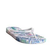 Women White Plastic Slipper #0412
