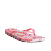 Women Fuchia Plastic Slipper #0417
