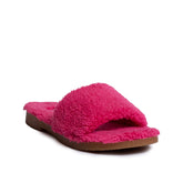 Women Fuchia Fur Slipper #0533