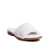 Women white Fur Slipper #0534