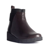 Turkish Women Brown Leather Half Boot #0811