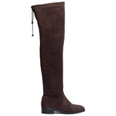 Women Brown Chamois Boots #0841