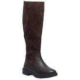 Women Brown Leather * Chamois Boot #0909
